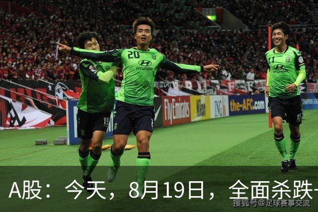 A股：今天，8月19日，全面杀跌+大跳水，释放了一个重要信号！